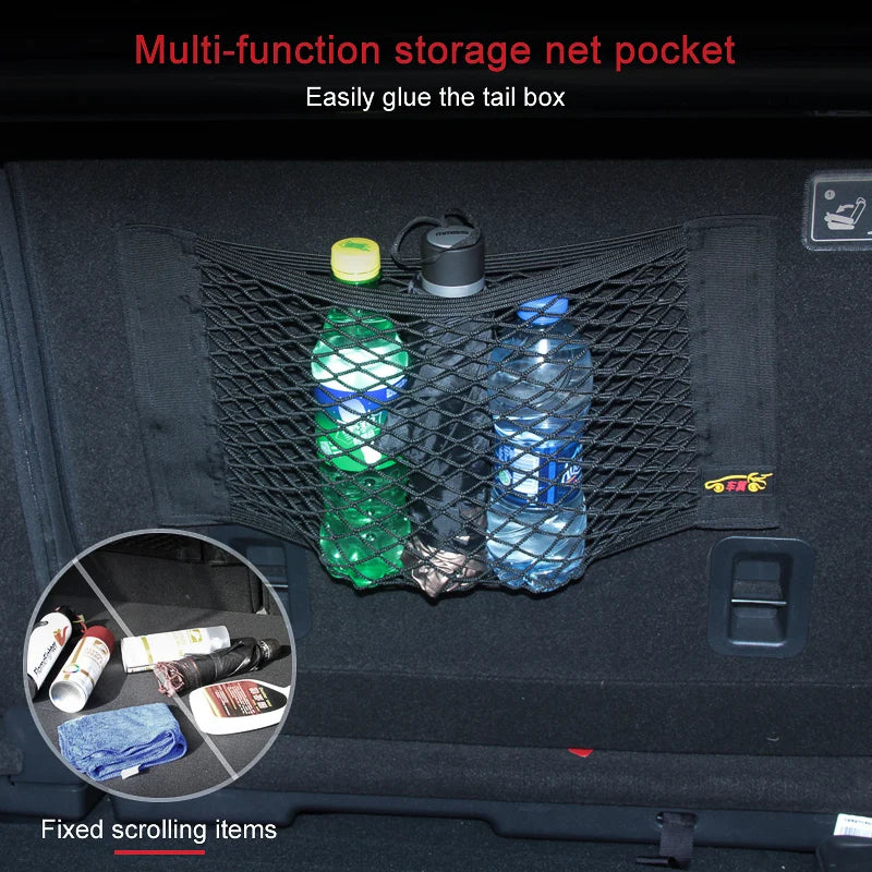 Car Back Seat & Trunk Mesh Organizer