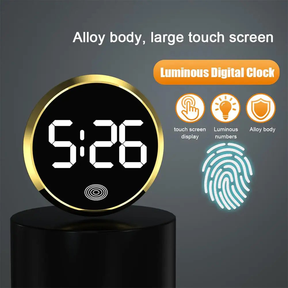 LED Car Clock – Luminous Digital Timepiece for Your Dashboard!