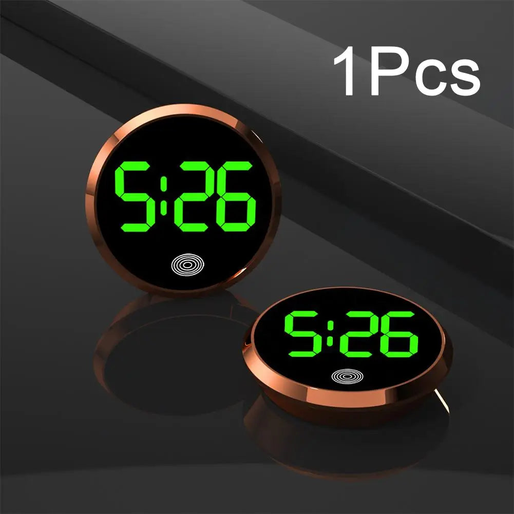 LED Car Clock – Luminous Digital Timepiece for Your Dashboard!