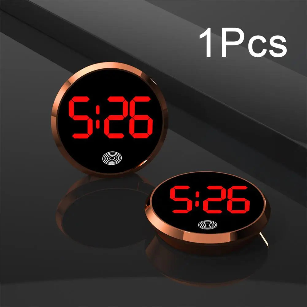 LED Car Clock – Luminous Digital Timepiece for Your Dashboard!