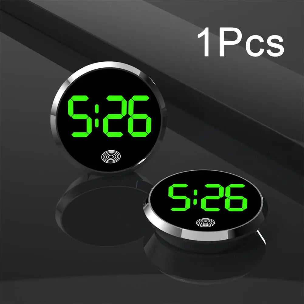 LED Car Clock – Luminous Digital Timepiece for Your Dashboard!