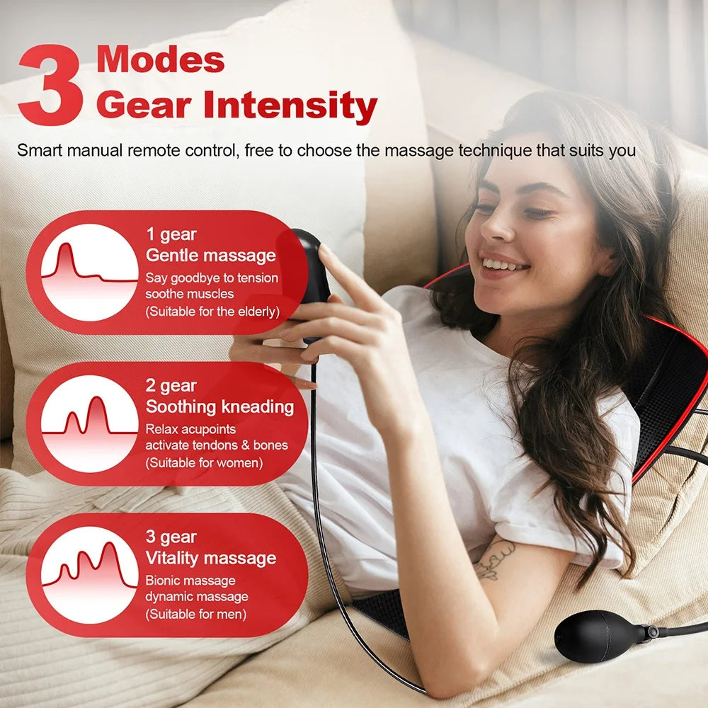 Ergonomic Car Massage Pillow – Ultimate Comfort for Long Drives!