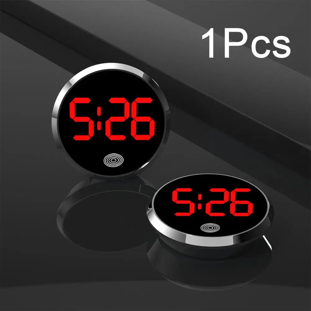 LED Car Clock – Luminous Digital Timepiece for Your Dashboard!