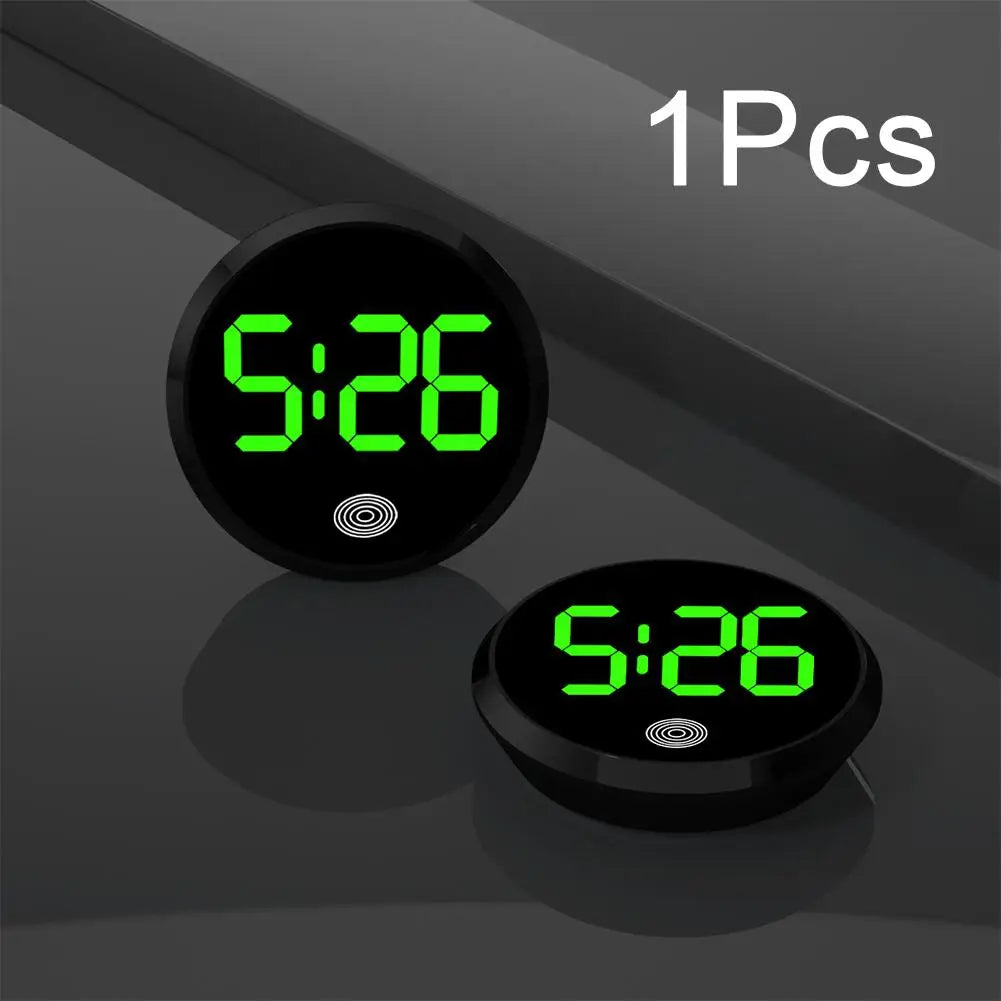 LED Car Clock – Luminous Digital Timepiece for Your Dashboard!