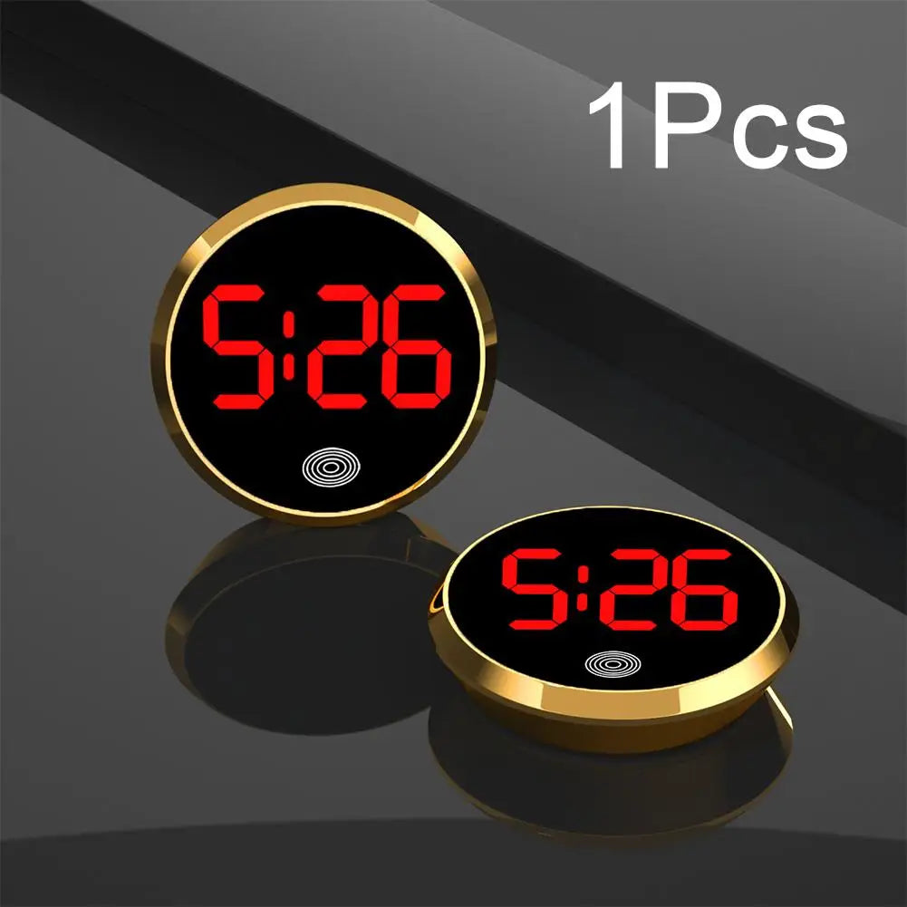 LED Car Clock – Luminous Digital Timepiece for Your Dashboard!