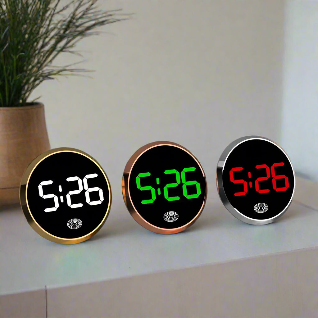 LED Car Clock – Luminous Digital Timepiece for Your Dashboard!