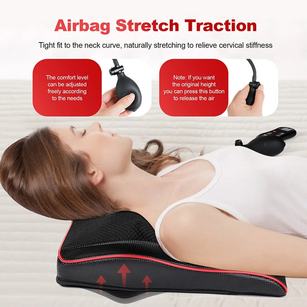 Ergonomic Car Massage Pillow – Ultimate Comfort for Long Drives!