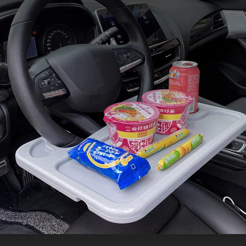 Portable Car Steering Wheel Desk – Work, Eat & Drive Comfortably