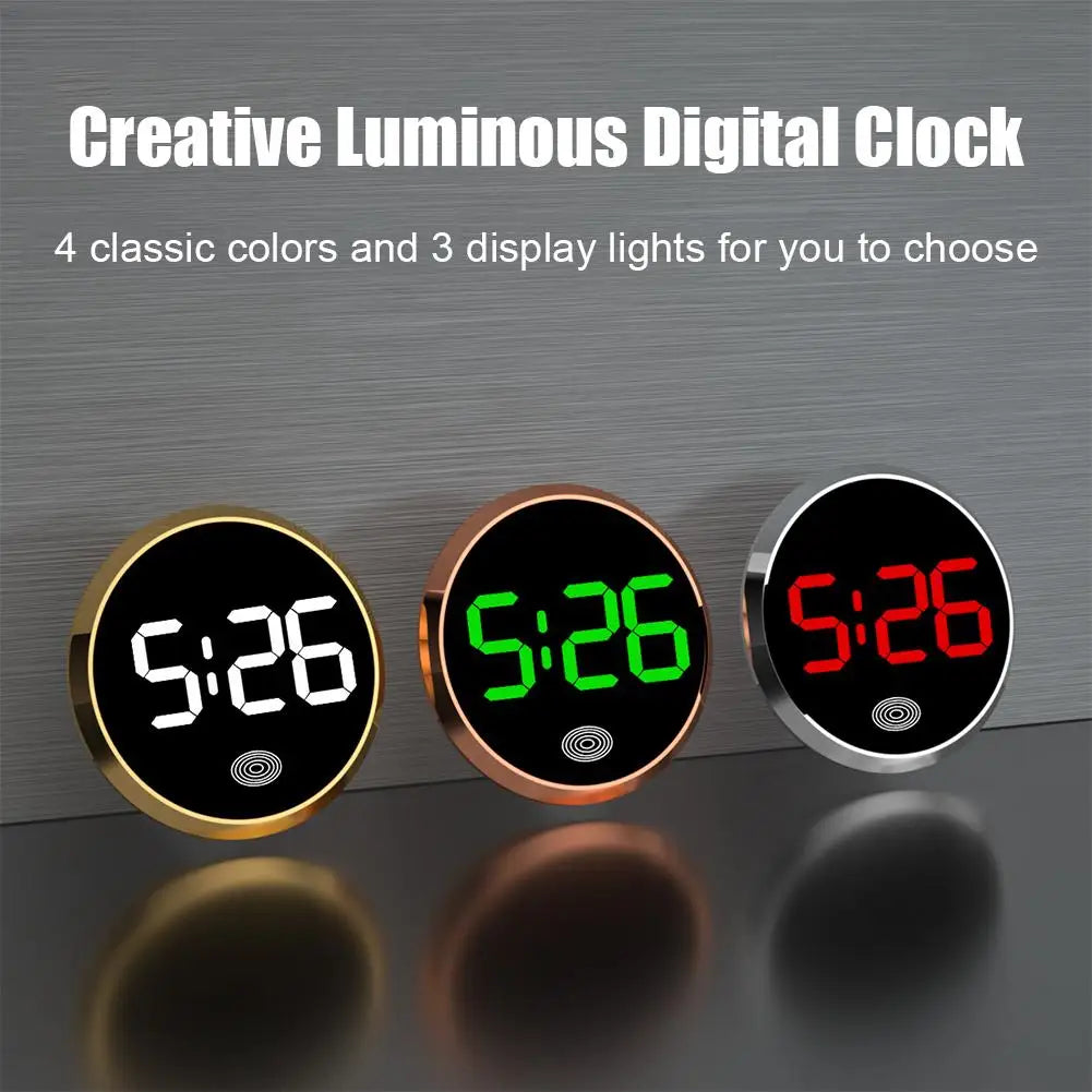 LED Car Clock – Luminous Digital Timepiece for Your Dashboard!